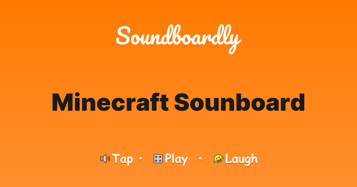Minecraft Sounboard