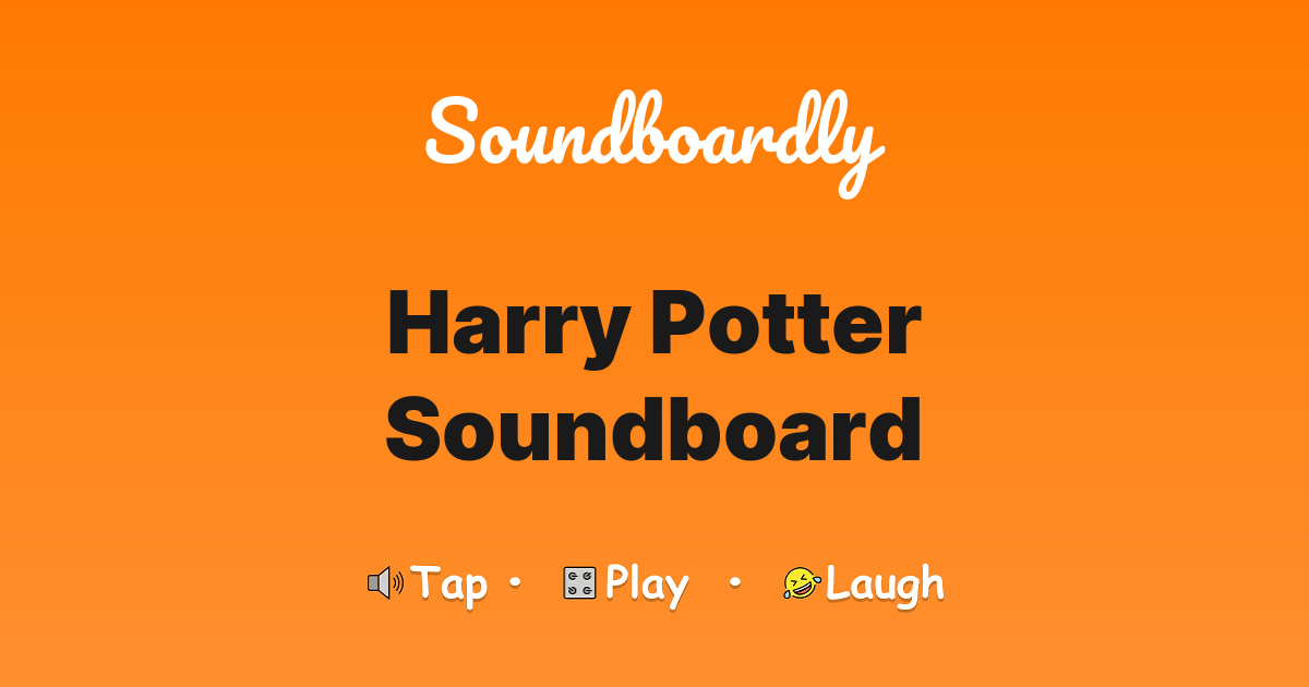 Harry Potter Soundboard