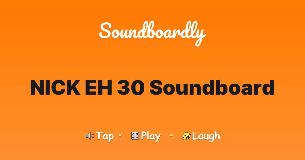 NICK EH 30 Soundboard
